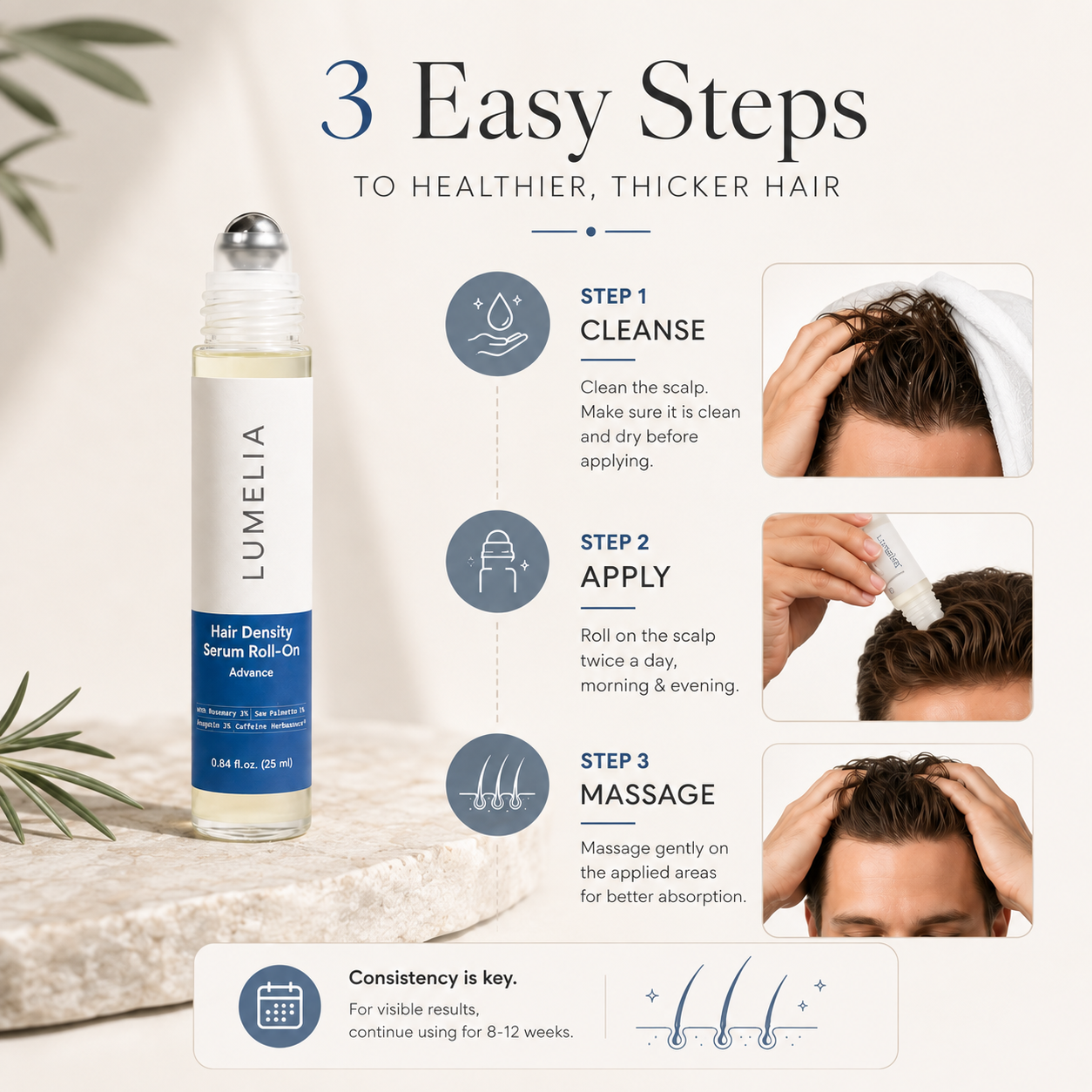Lumelia HairRevive™ Serum Roll-On
