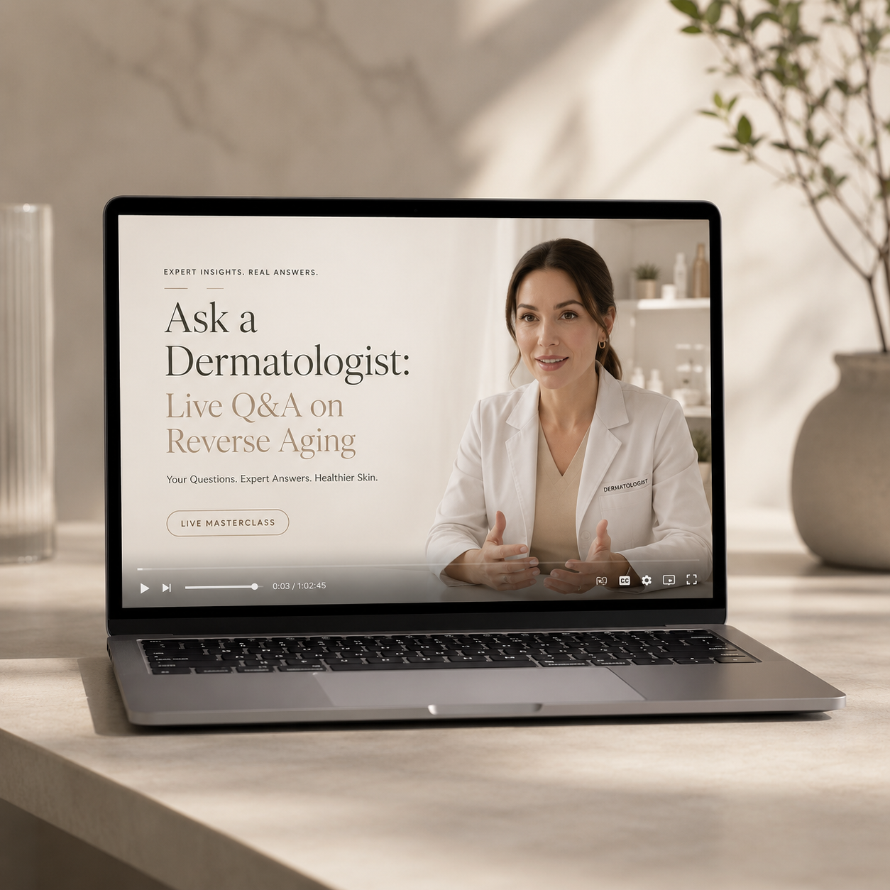 Ask a Dermatologist: Live Q&A on Reverse Aging