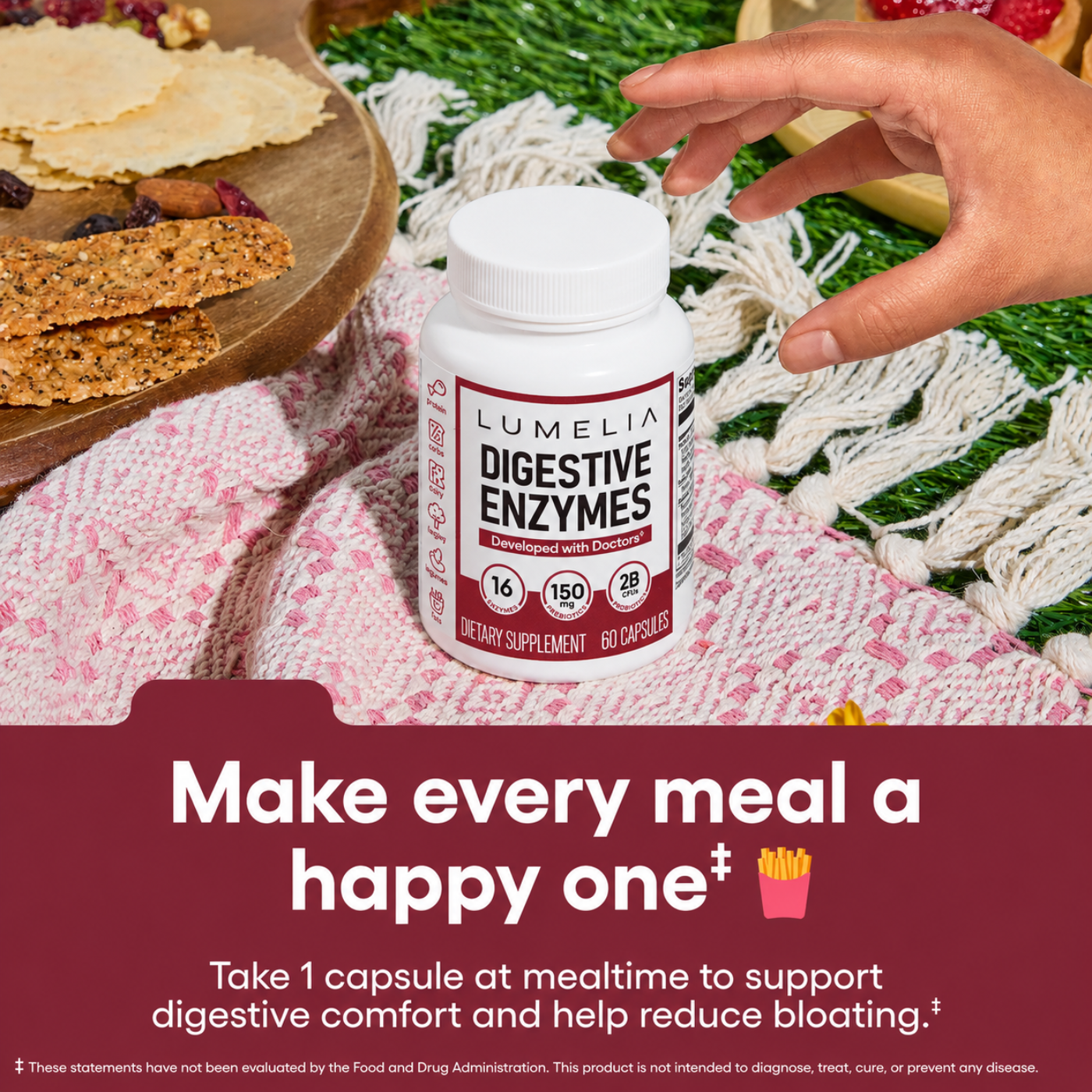 Lumelia Triple-Action™ Digestive Enzymes