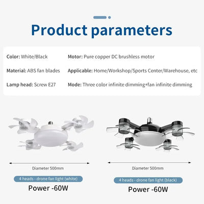 2-in-1 Ceiling Fan Light
