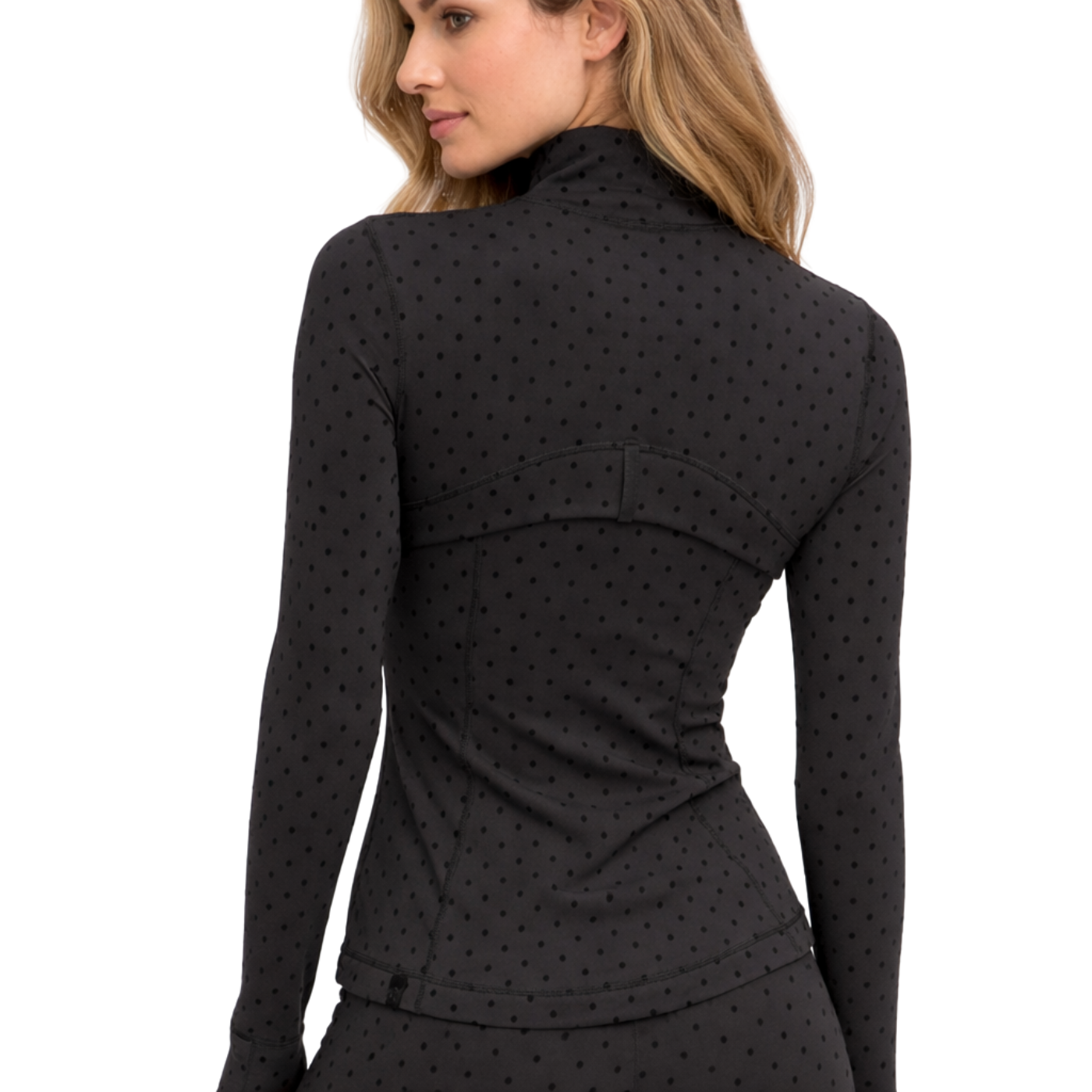 POLKA DOT SCULPT JACKET